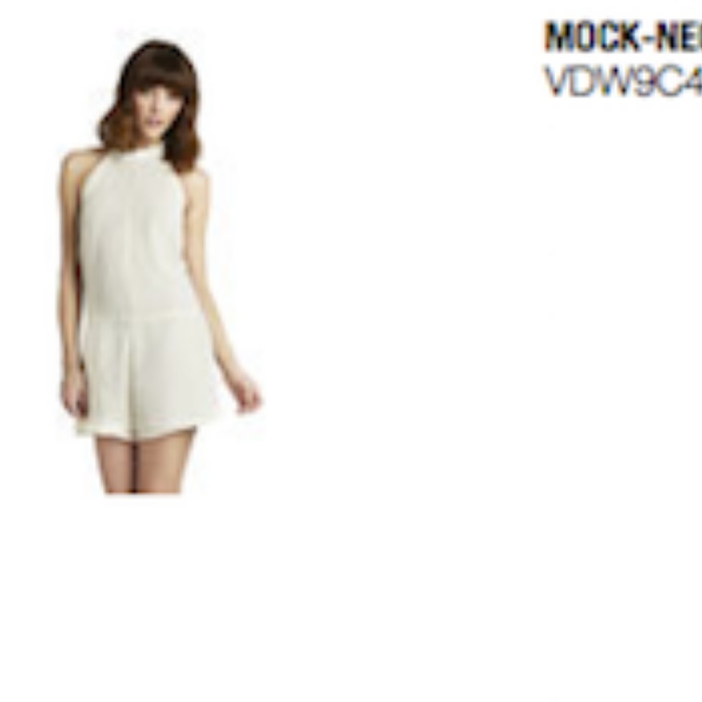 BCBGeneration Mock-Neck Full Romper NWT